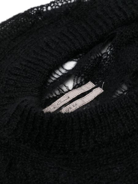 Čepice s kapucí Rick Owens černý