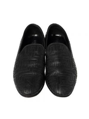 Calzado de cuero Versace Pre-owned negro