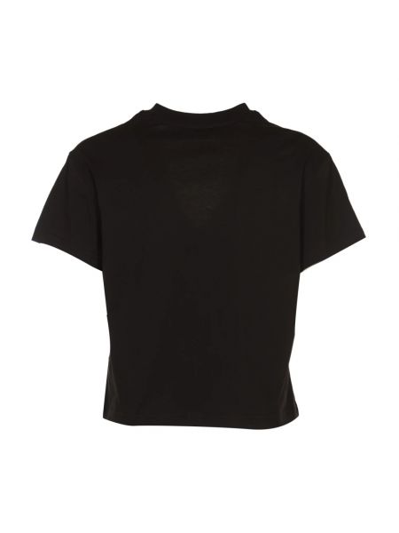 Camiseta con escote v Courrèges negro