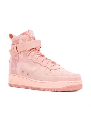 Wildleder sneaker Nike Air Force 1 pink