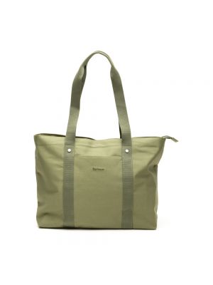 Shopper handtasche mit taschen Barbour grün