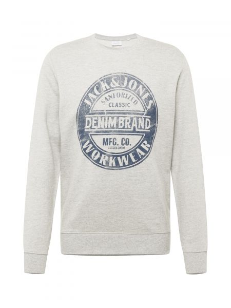 Meleret sweatshirt Jack & Jones grå