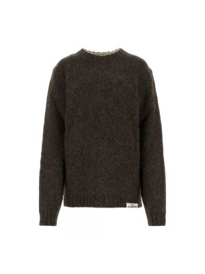 Sweter oversize A.p.c. brązowy