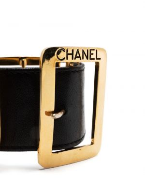 Leder armband mit schnalle Chanel Pre-owned