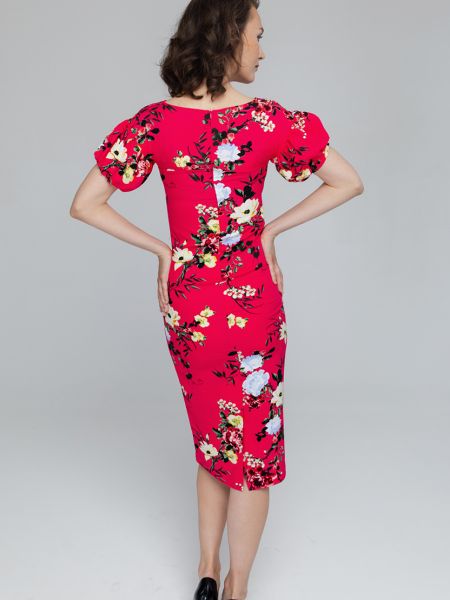 Obleka s cvetličnim vzorcem Benedict Harper roza
