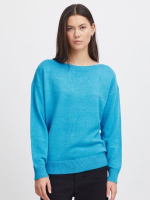 Pullover Ichi azzurro
