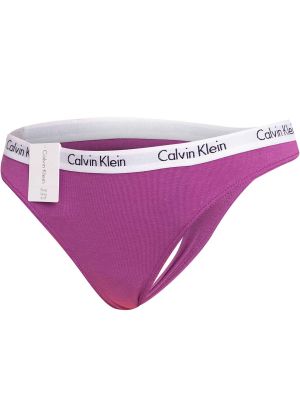 Chiloți tanga Calvin Klein violet