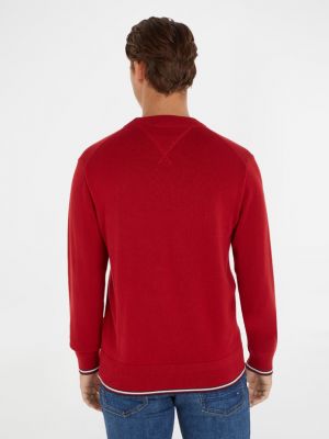 Bluza dresowa Tommy Hilfiger czerwona