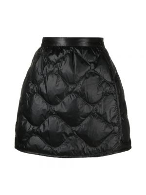 Pikowana mini spódniczka Moncler czarna