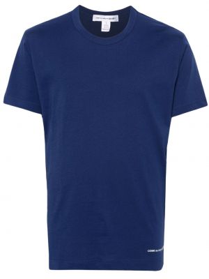 T-shirt en coton à imprimé Comme Des Garçons Shirt bleu