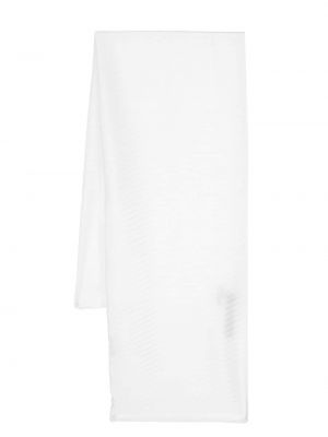 Плисиран шал Emporio Armani бяло