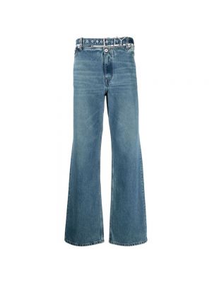 Niebieskie jeansy dzwony Y/project