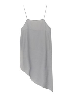 Robe à fines bretelles Pull&bear gris