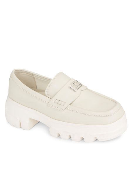 Loafers chunky Tommy Jeans beige