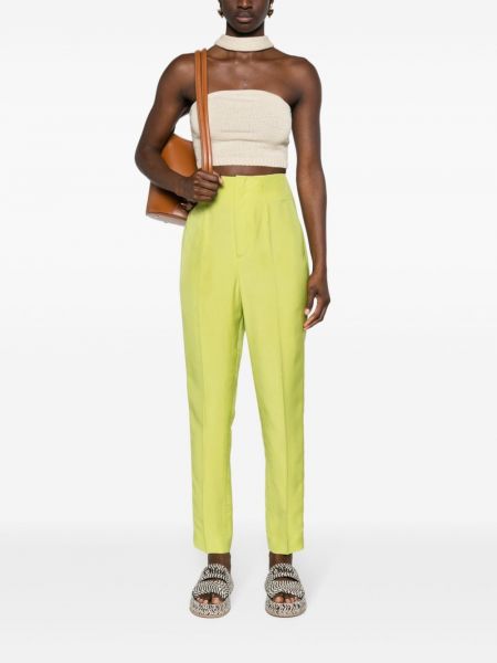 Slim fit kalhoty Ralph Lauren Collection zelené