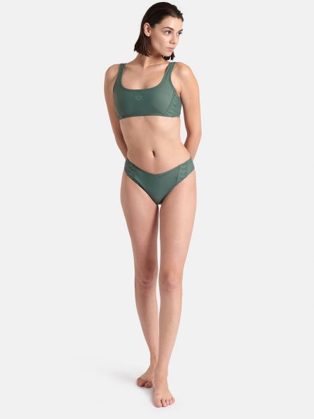 Bikini cu dungi sport Arena verde
