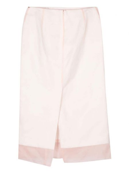 Hedvábné sukně Sportmax růžové