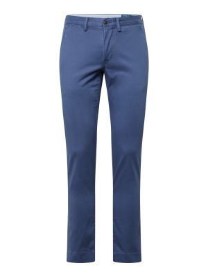 Slim fit priliehavé úzke nohavice Polo Ralph Lauren modrá