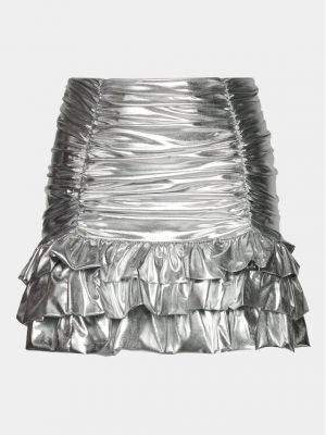 Mini sukně Kontatto stříbrné