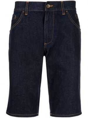 Szorty jeansowe z niską talią Dolce And Gabbana niebieskie