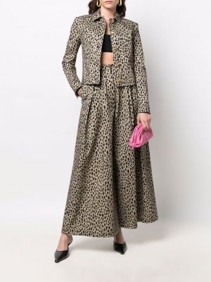Jacke mit geknöpfter mit print mit leopardenmuster Giambattista Valli