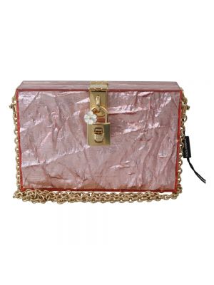 Torba na ramię z różowego złota Dolce And Gabbana