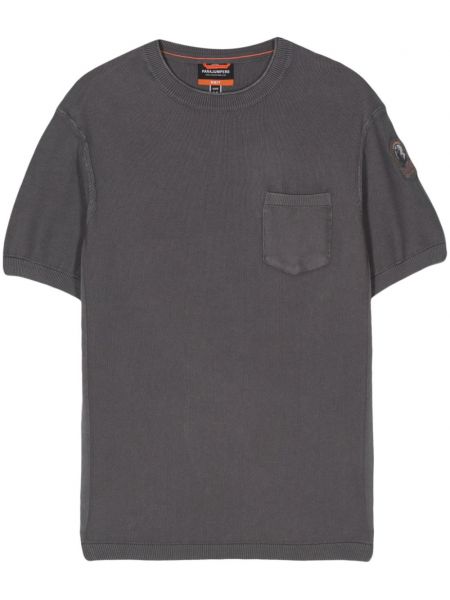 T-shirt en tricot Parajumpers gris