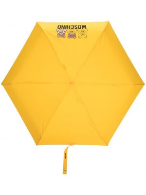 Ομπρέλα με σχέδιο Moschino κίτρινο