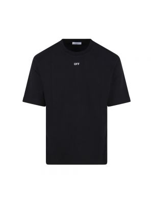 T-shirt slim en coton Off-white noir