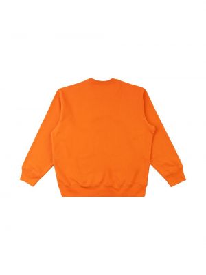 Sweatshirt mit rundem ausschnitt Supreme orange