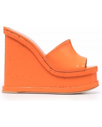 Sandalias con plataforma con cuña Haus Of Honey naranja