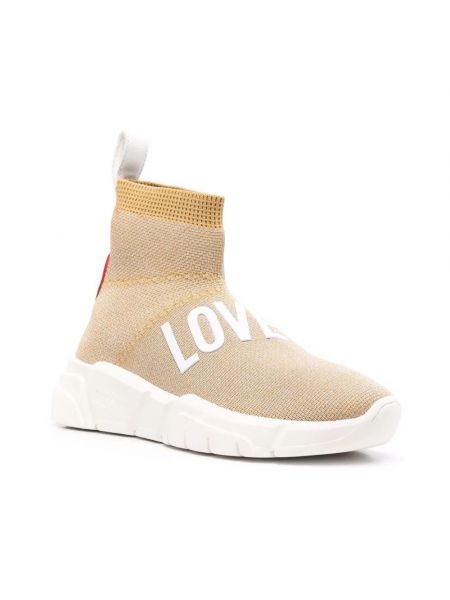 Sneaker Love Moschino gelb
