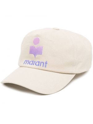Șapcă cu broderie Isabel Marant violet