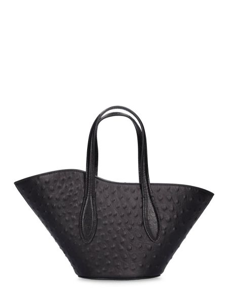 Bolso clutch de cuero Little Liffner negro