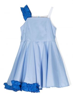 Vestito asimmetrico Simonetta blu
