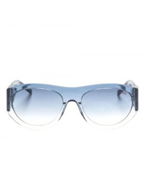 Слънчеви очила с градиентным принтом Boss синьо