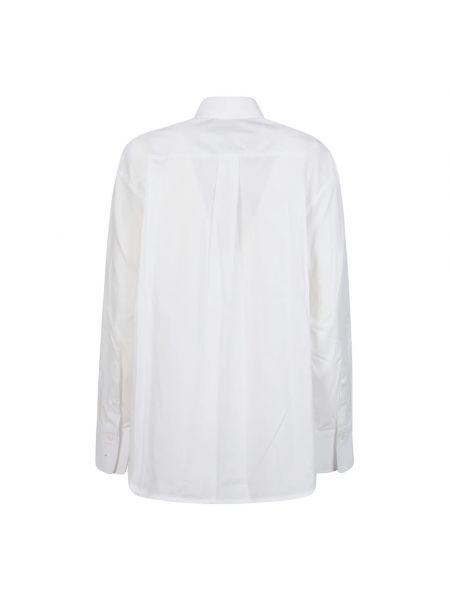 Camisa manga larga oversized Victoria Beckham blanco
