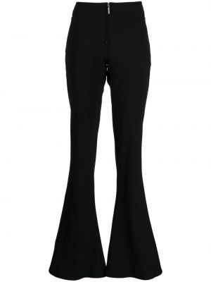 Spodnie z niską talią Jean Paul Gaultier czarne