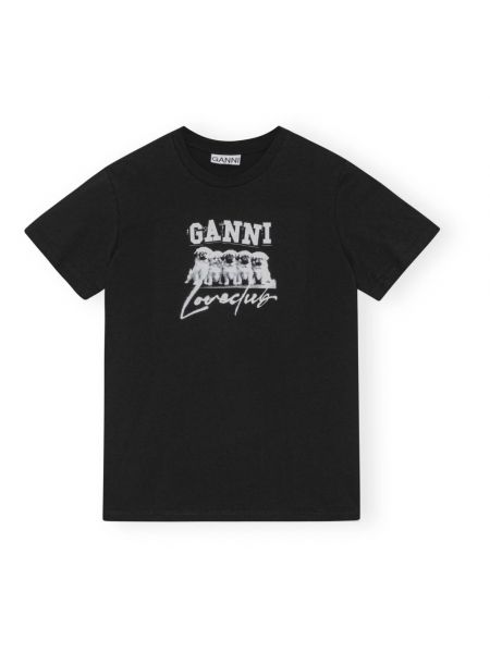 Koszulka Ganni czarna