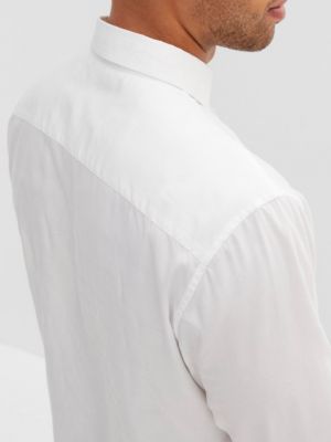 Рубашка с длинным рукавом Bpc Bonprix Collection белая
