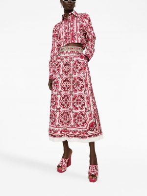 Culotte hose mit print Dolce & Gabbana