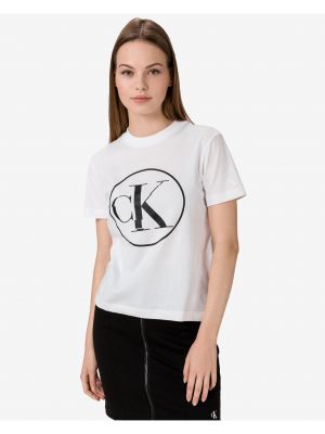 T-krekls Calvin Klein pelēks