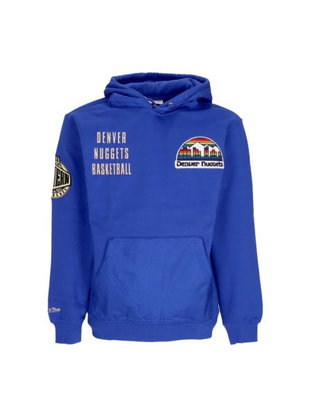 Retro hoodie Mitchell & Ness blau