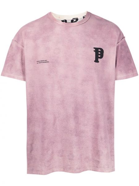 Majica s printom Purple Brand ljubičasta