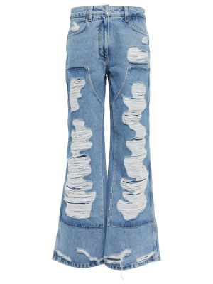Jeans distressed baggy Givenchy blu