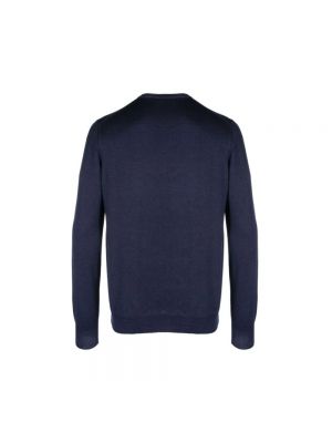 Sweatshirt mit rundem ausschnitt Barba Napoli blau