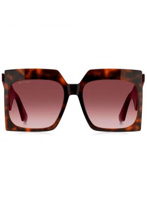Oversized sluneční brýle Etro červené