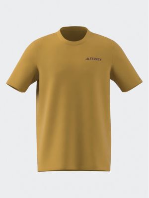 Priliehavé tričko Adidas žltá