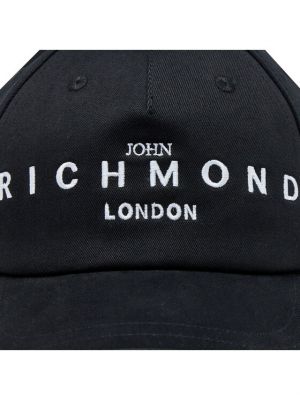 Kepurė su snapeliu John Richmond juoda