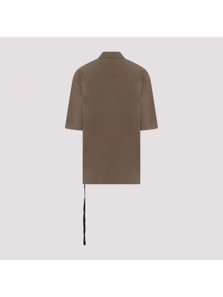 Camisa de algodón Rick Owens marrón